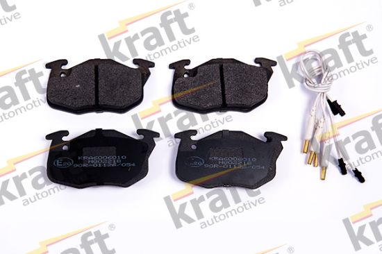 Obrázok Sada brzdových platničiek kotúčovej brzdy KRAFT AUTOMOTIVE  6006010