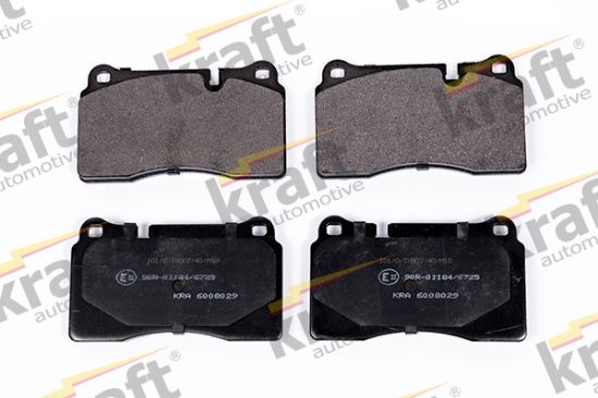 Obrázok Sada brzdových platničiek kotúčovej brzdy KRAFT AUTOMOTIVE  6008029
