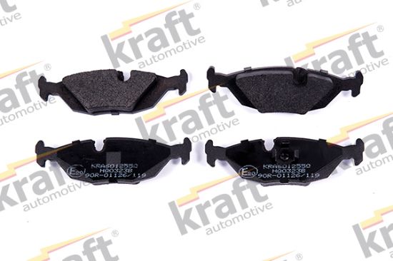 Obrázok Sada brzdových platničiek kotúčovej brzdy KRAFT AUTOMOTIVE  6012550