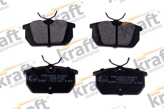 Obrázok Sada brzdových platničiek kotúčovej brzdy KRAFT AUTOMOTIVE  6013490