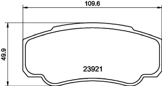 Obrázok Sada brzdových platničiek kotúčovej brzdy HELLA PAGID  8DB355010411