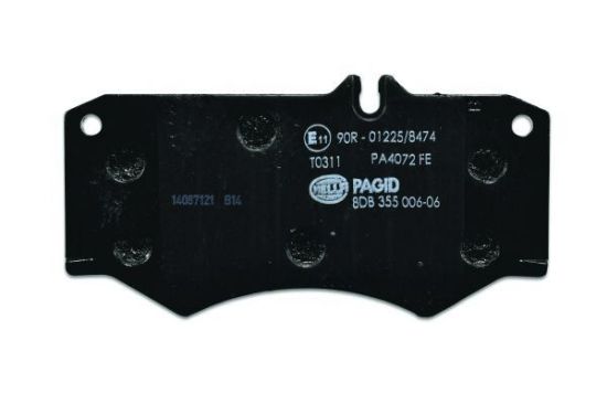 Obrázok Sada brzdových platničiek kotúčovej brzdy HELLA PAGID  8DB355006061