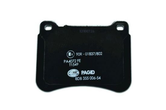 Obrázok Sada brzdových platničiek kotúčovej brzdy HELLA PAGID  8DB355006541