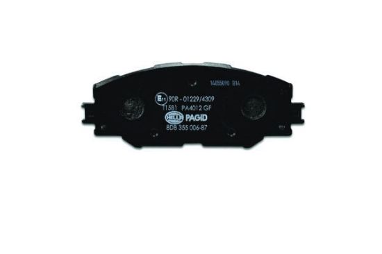 Obrázok Sada brzdových platničiek kotúčovej brzdy HELLA PAGID  8DB355006871
