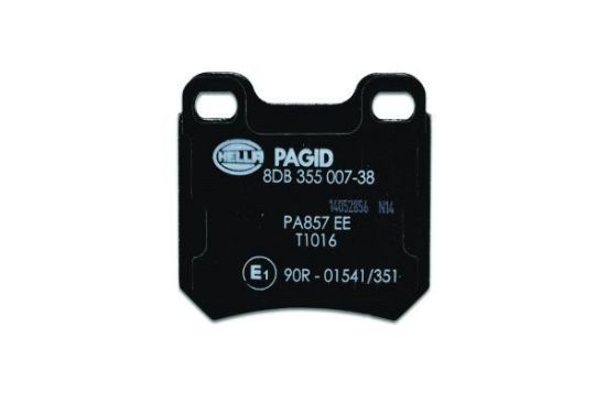 Obrázok Sada brzdových platničiek kotúčovej brzdy HELLA PAGID  8DB355007381