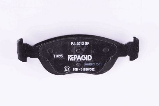 Obrázok Sada brzdových platničiek kotúčovej brzdy HELLA PAGID  8DB355007901