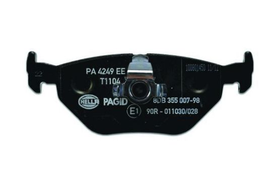 Obrázok Sada brzdových platničiek kotúčovej brzdy HELLA PAGID  8DB355007981