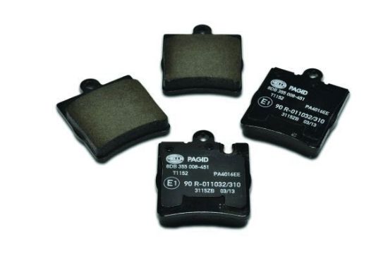 Obrázok Sada brzdových platničiek kotúčovej brzdy HELLA PAGID  8DB355008451