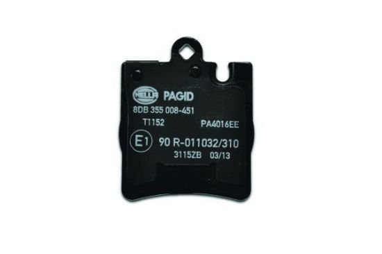 Obrázok Sada brzdových platničiek kotúčovej brzdy HELLA PAGID  8DB355008451
