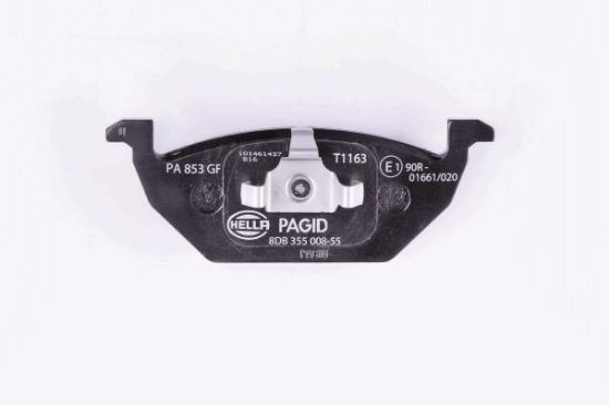 Obrázok Sada brzdových platničiek kotúčovej brzdy HELLA PAGID  8DB355008551