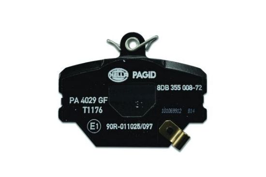 Obrázok Sada brzdových platničiek kotúčovej brzdy HELLA PAGID  8DB355008721