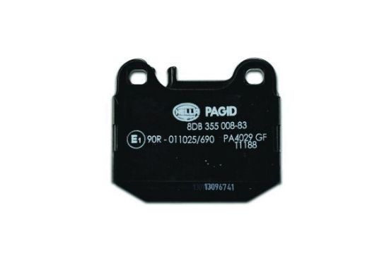 Obrázok Sada brzdových platničiek kotúčovej brzdy HELLA PAGID  8DB355008831