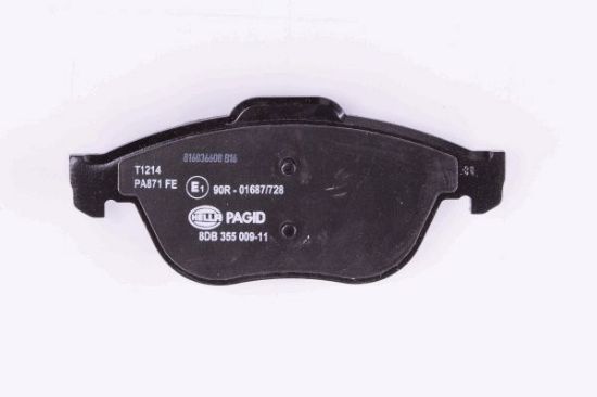 Obrázok Sada brzdových platničiek kotúčovej brzdy HELLA PAGID  8DB355009111
