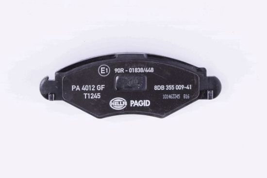 Obrázok Sada brzdových platničiek kotúčovej brzdy HELLA PAGID  8DB355009411