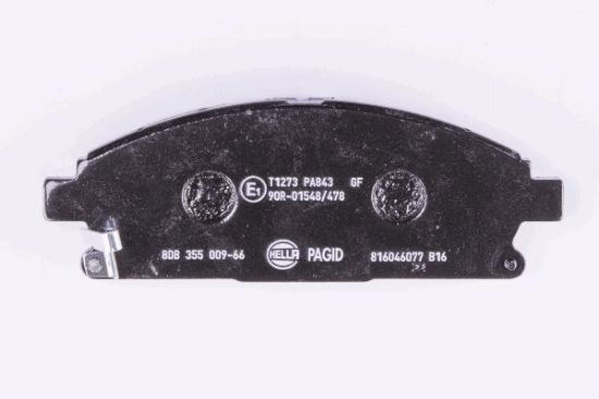 Obrázok Sada brzdových platničiek kotúčovej brzdy HELLA PAGID  8DB355009661
