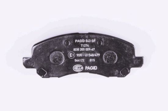Obrázok Sada brzdových platničiek kotúčovej brzdy HELLA PAGID  8DB355009671