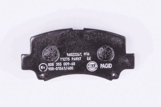 Obrázok Sada brzdových platničiek kotúčovej brzdy HELLA PAGID  8DB355009681