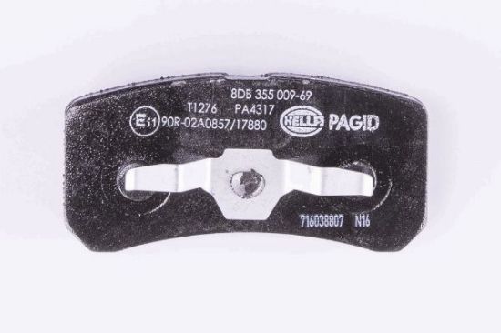 Obrázok Sada brzdových platničiek kotúčovej brzdy HELLA PAGID  8DB355009691