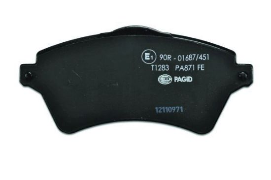 Obrázok Sada brzdových platničiek kotúčovej brzdy HELLA PAGID  8DB355009761