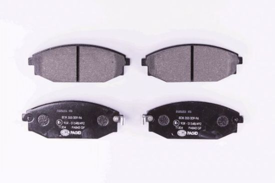 Obrázok Sada brzdových platničiek kotúčovej brzdy HELLA PAGID  8DB355009961