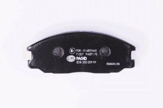 Obrázok Sada brzdových platničiek kotúčovej brzdy HELLA PAGID  8DB355009991