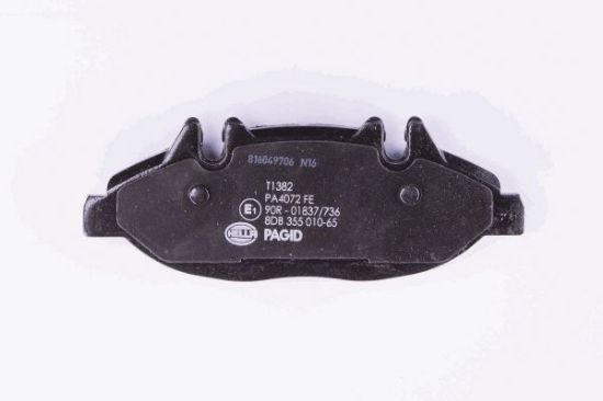 Obrázok Sada brzdových platničiek kotúčovej brzdy HELLA PAGID  8DB355010651