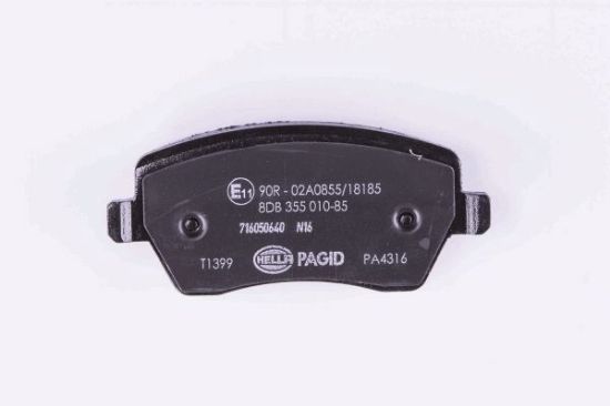 Obrázok Sada brzdových platničiek kotúčovej brzdy HELLA PAGID  8DB355010851