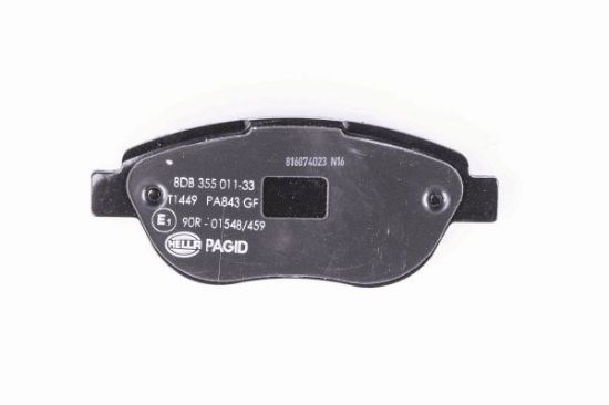 Obrázok Sada brzdových platničiek kotúčovej brzdy HELLA PAGID  8DB355011331