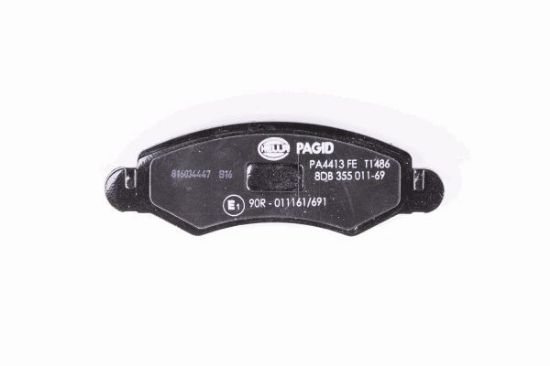 Obrázok Sada brzdových platničiek kotúčovej brzdy HELLA PAGID  8DB355011691