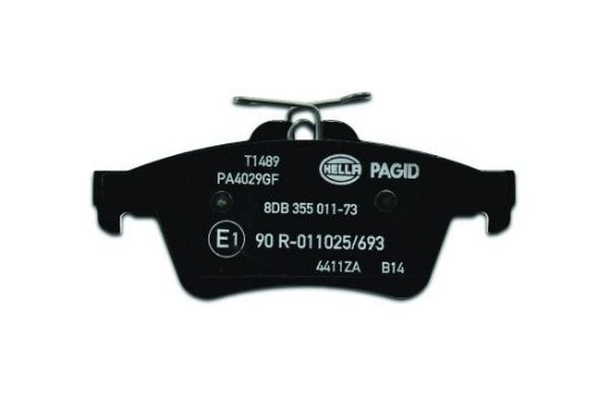 Obrázok Sada brzdových platničiek kotúčovej brzdy HELLA PAGID  8DB355011731