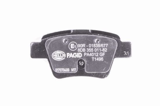 Obrázok Sada brzdových platničiek kotúčovej brzdy HELLA PAGID  8DB355011821