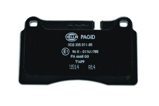 Obrázok Sada brzdových platničiek kotúčovej brzdy HELLA PAGID  8DB355011851