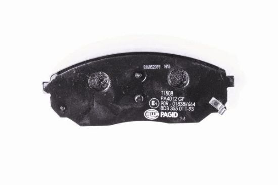Obrázok Sada brzdových platničiek kotúčovej brzdy HELLA PAGID  8DB355011931