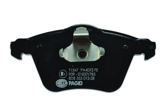 Obrázok Sada brzdových platničiek kotúčovej brzdy HELLA PAGID  8DB355012281