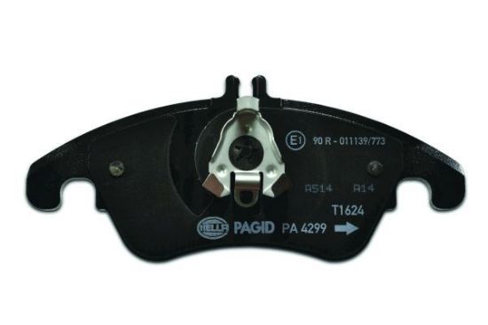 Obrázok Sada brzdových platničiek kotúčovej brzdy HELLA PAGID  8DB355012621