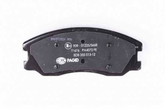 Obrázok Sada brzdových platničiek kotúčovej brzdy HELLA PAGID  8DB355013121