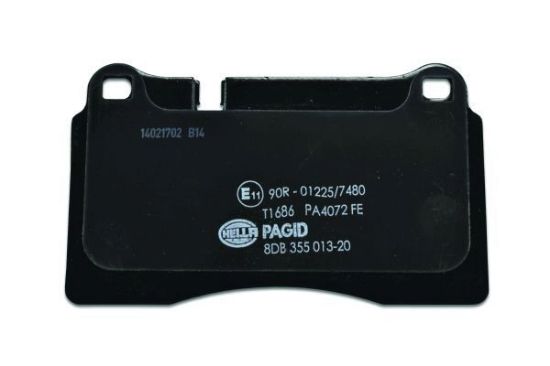 Obrázok Sada brzdových platničiek kotúčovej brzdy HELLA PAGID  8DB355013201