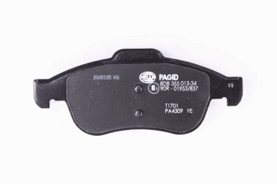 Obrázok Sada brzdových platničiek kotúčovej brzdy HELLA PAGID  8DB355013341