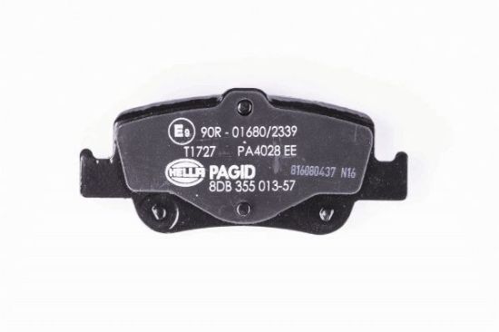 Obrázok Sada brzdových platničiek kotúčovej brzdy HELLA PAGID  8DB355013571