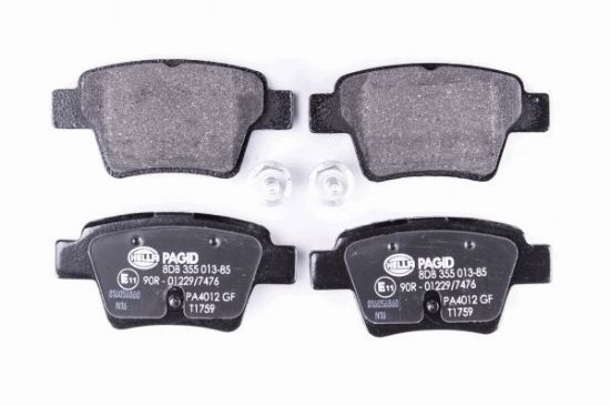 Obrázok Sada brzdových platničiek kotúčovej brzdy HELLA PAGID  8DB355013851