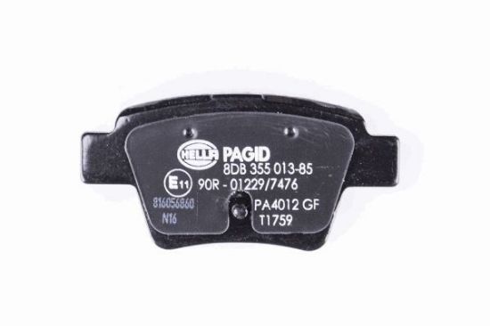 Obrázok Sada brzdových platničiek kotúčovej brzdy HELLA PAGID  8DB355013851