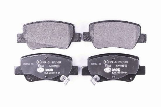 Obrázok Sada brzdových platničiek kotúčovej brzdy HELLA PAGID  8DB355014641