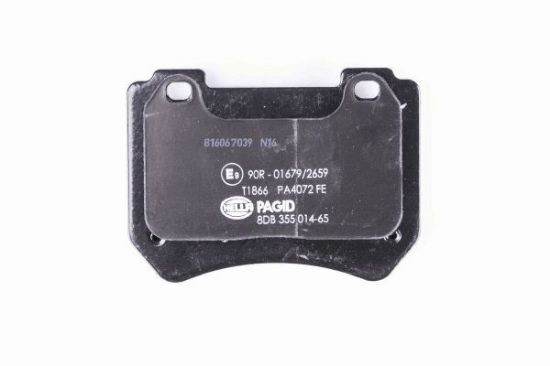 Obrázok Sada brzdových platničiek kotúčovej brzdy HELLA PAGID  8DB355014651