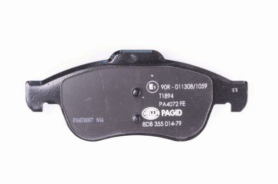 Obrázok Sada brzdových platničiek kotúčovej brzdy HELLA PAGID  8DB355014791