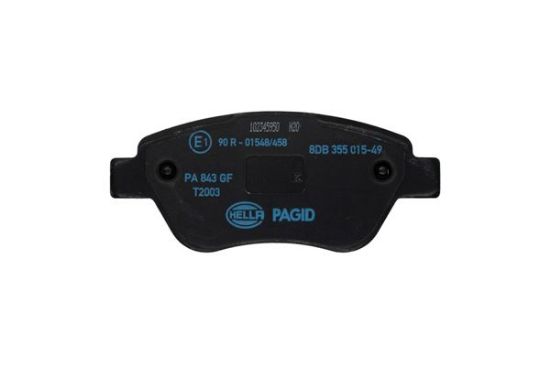 Obrázok Sada brzdových platničiek kotúčovej brzdy HELLA PAGID  8DB355015491