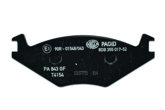 Obrázok Sada brzdových platničiek kotúčovej brzdy HELLA PAGID  8DB355017521