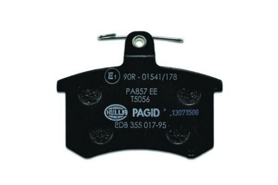 Obrázok Sada brzdových platničiek kotúčovej brzdy HELLA PAGID  8DB355017951