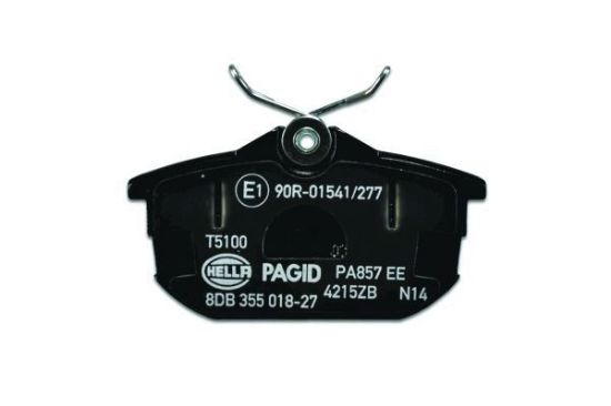 Obrázok Sada brzdových platničiek kotúčovej brzdy HELLA PAGID  8DB355018271