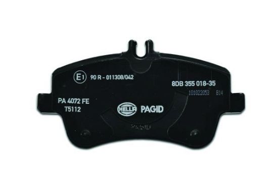 Obrázok Sada brzdových platničiek kotúčovej brzdy HELLA PAGID  8DB355018351