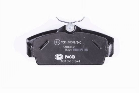 Obrázok Sada brzdových platničiek kotúčovej brzdy HELLA PAGID  8DB355018441